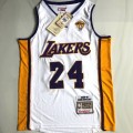 Los Angeles Lakers Kobe Bryant #24 Mitchell & Ness White 2009-10 Hardwood Classics Jersey $25