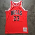 Chicago Bulls Michael Jordan #23 Mitchell & Ness Red 1996-97 Hardwood Classics Player Jersey $25