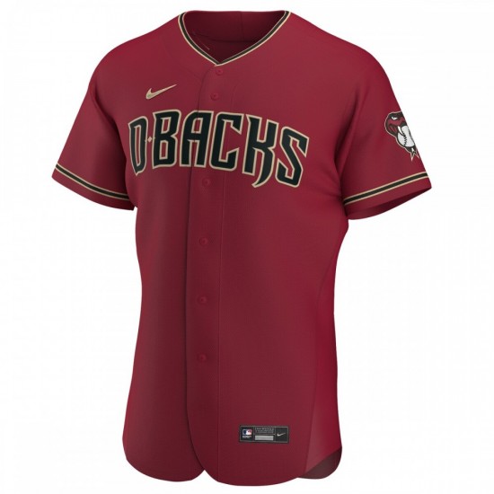 Arizona Diamondbacks Nike Alternate Authentic Team Jersey - Crimson