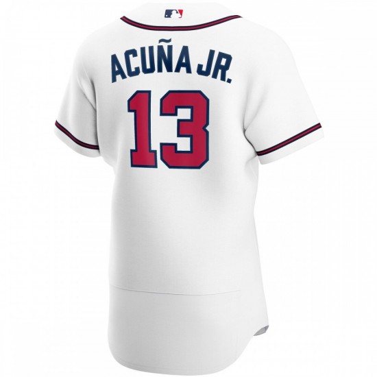 Ronald Acuna Jr. Atlanta Braves Nike Home Authentic Player Jersey - White