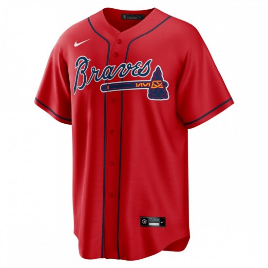 Ozzie Albies Atlanta Braves Nike Alternate Replica Player Name Jersey - Red