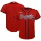 Atlanta Braves Nike Youth Alternate Replica Team Jersey - Red