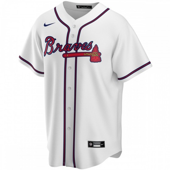 Atlanta Braves Nike Youth Home Replica Custom Jersey - White