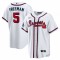 Freddie Freeman Atlanta Braves Nike 2021 World Series Champions Patch Replica Player Jersey - White