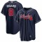 Eddie Rosario Atlanta Braves Nike Alternate Replica Player Jersey - Navy