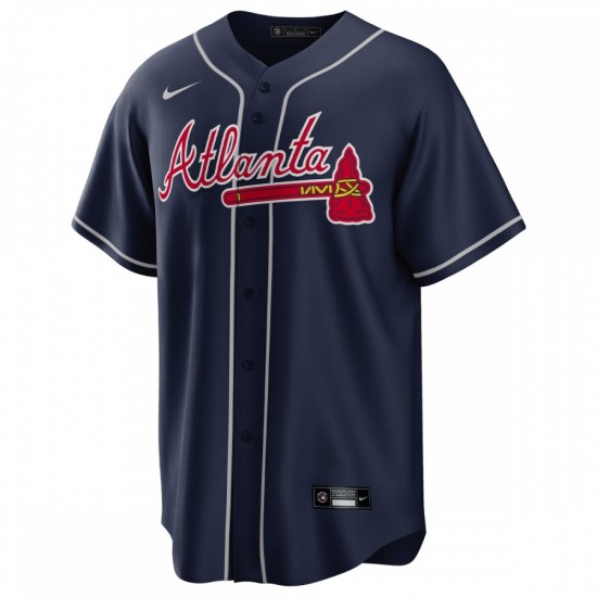 Eddie Rosario Atlanta Braves Nike Alternate Replica Player Jersey - Navy