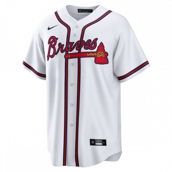 Atlanta Braves Nike Home Blank Replica Jersey - White