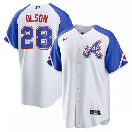 Matt Olson Atlanta Braves Nike 2023 City Connect Replica Player Jersey - White