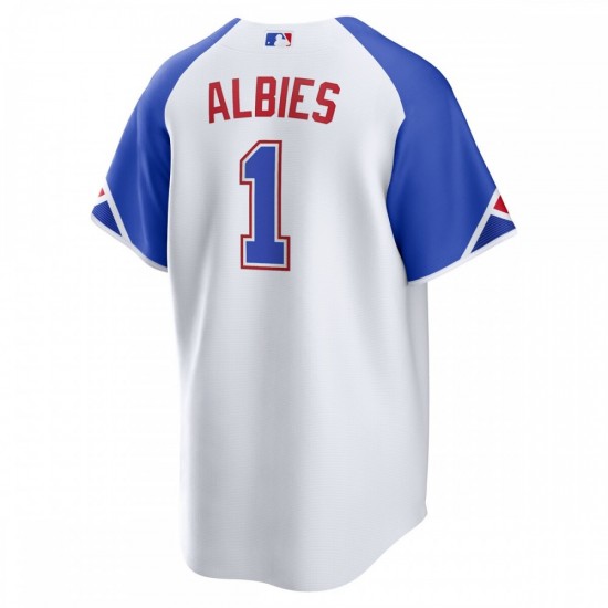 Ozzie Albies Atlanta Braves Nike 2023 City Connect Replica Player Jersey - White