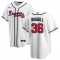 Men's Atlanta Braves James Russell #36 White Home 2020 Player Jersey