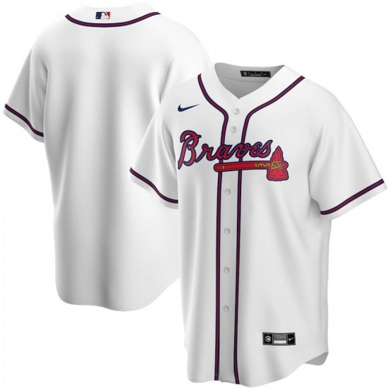 Men's Atlanta Braves Nike White Home Team Jersey