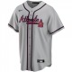 Men's Atlanta Braves Nike Gray Road Team Jersey