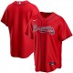 Men's Atlanta Braves Nike Red Alternate Team Jersey