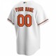 Baltimore Orioles Nike Home Replica Custom Jersey - White