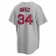 David Ortiz Boston Red Sox Nike Road Replica Player Jersey - Gray