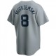 Men's Boston Red Sox Carl Yastrzemski #8 Nike Gray Road Cooperstown Collection Player Jersey