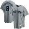 Men's Boston Red Sox Carl Yastrzemski #8 Nike Gray Road Cooperstown Collection Player Jersey