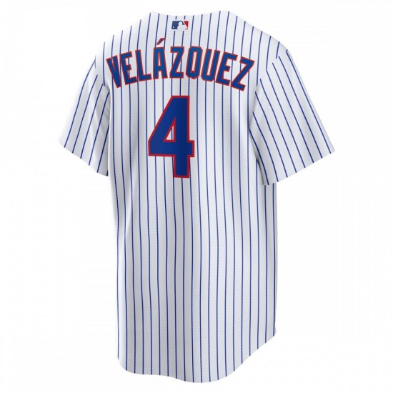 Nelson Velázquez Chicago Cubs Nike Home  Replica Player Jersey - White