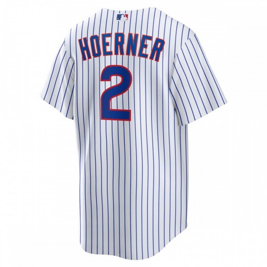 Nico Hoerner Chicago Cubs Nike Replica Player Jersey - White