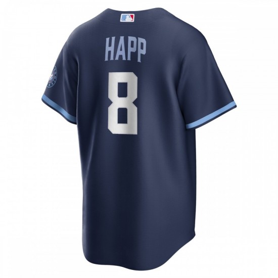 Ian Happ Chicago Cubs Nike 2021 City Connect Replica Player Jersey - Navy