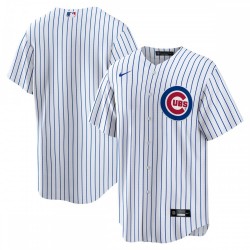 Chicago Cubs Nike Home Blank Replica Jersey - White