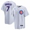 Dansby Swanson Chicago Cubs Nike Home Replica Player Jersey - White/Royal