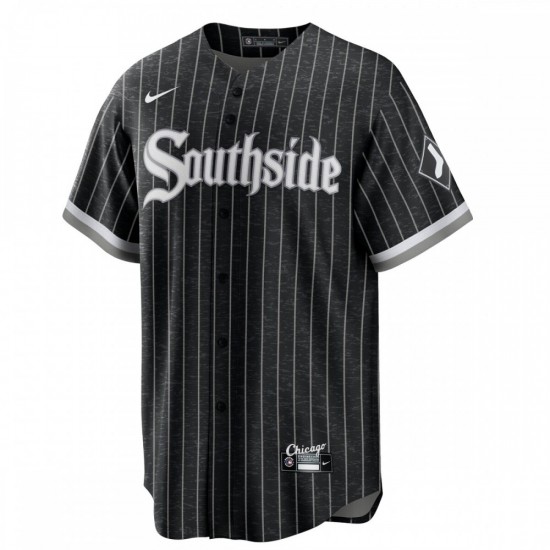 Luis Robert Chicago White Sox Nike City Connect Replica Player Jersey - Black