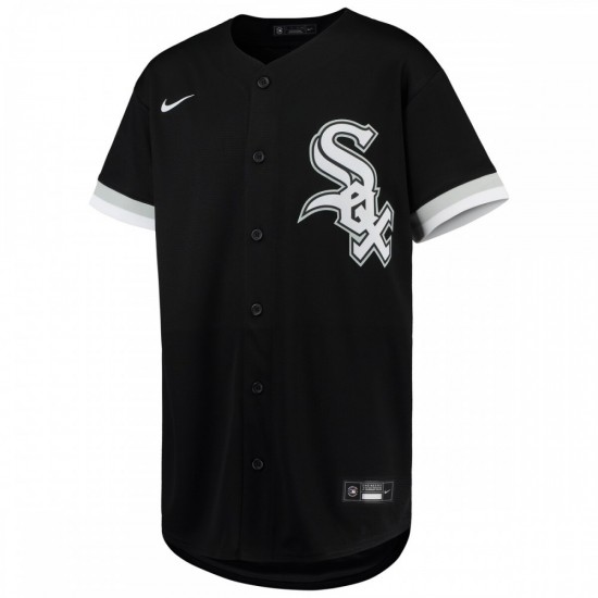 Eloy Jimenez Chicago White Sox Nike Youth Alternate Replica Player Jersey - Black