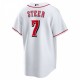 Spencer Steer Cincinnati Reds Nike Home Replica Jersey - White