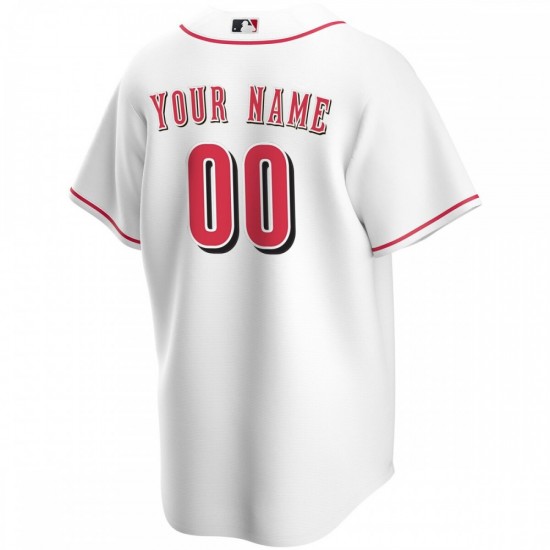 Cincinnati Reds Nike Home Replica Custom Jersey - White