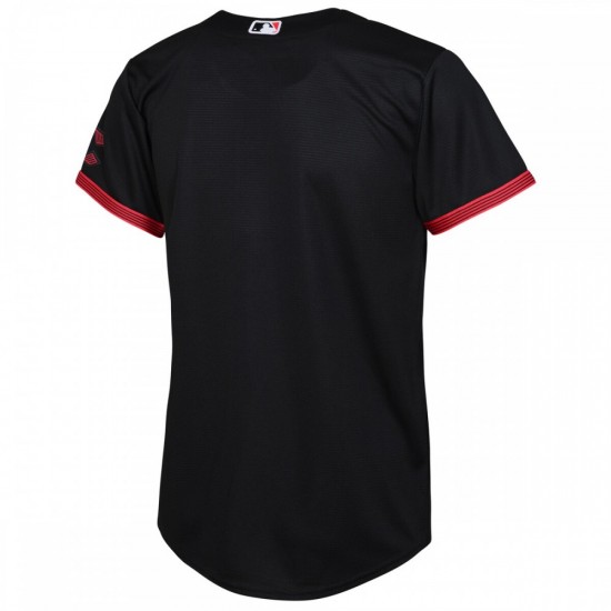 Cincinnati Reds Nike Youth 2023 City Connect Replica Jersey - Black