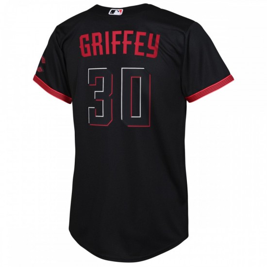 Ken Griffey Jr. Cincinnati Reds Nike Youth 2023 City Connect Replica Player Jersey - Black