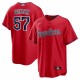 Shane Bieber Cleveland Guardians Nike Alternate Replica Player Jersey - Red