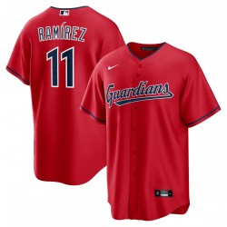 José Ramírez Cleveland Guardians Nike Alternate Replica Player Jersey - Red