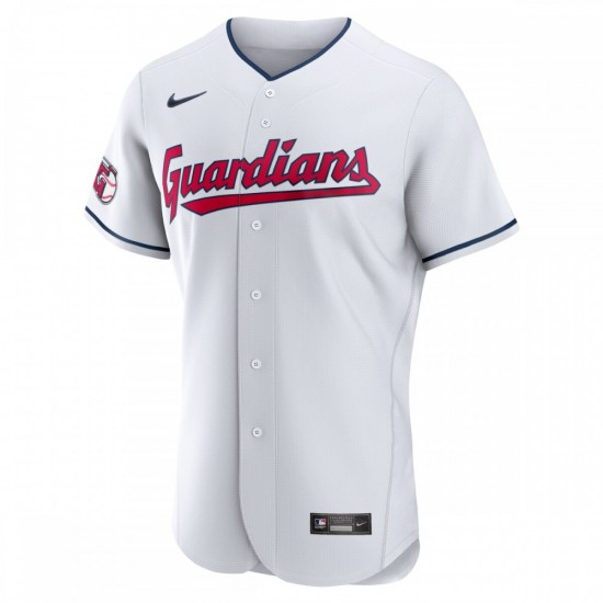 Cleveland Guardians Nike Home Authentic Team Jersey - White