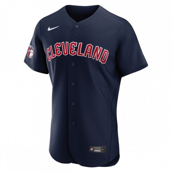 Cleveland Guardians Nike Alternate Authentic Team Jersey - Navy