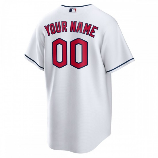 Cleveland Guardians Nike Replica Custom Jersey - White