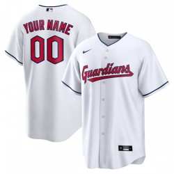 Cleveland Guardians Nike Youth Replica Custom Jersey - White