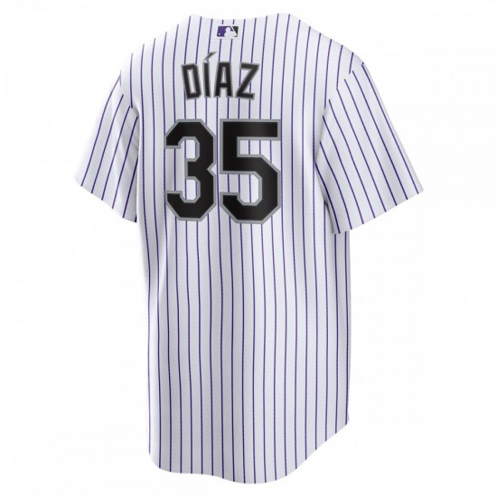 Elias Díaz Colorado Rockies Nike Home  Replica Player Jersey - White