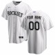 Colorado Rockies Nike Youth Home Replica Custom Jersey - White