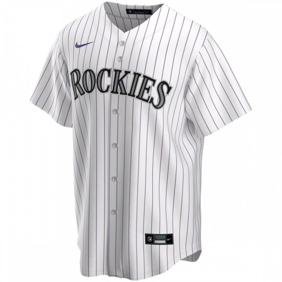 Colorado Rockies Nike Youth Home Replica Custom Jersey - White