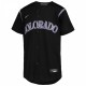 Colorado Rockies Nike Youth Alternate Replica Team Jersey - Black