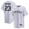 Kris Bryant Colorado Rockies Nike Replica Player Jersey - White/Purple