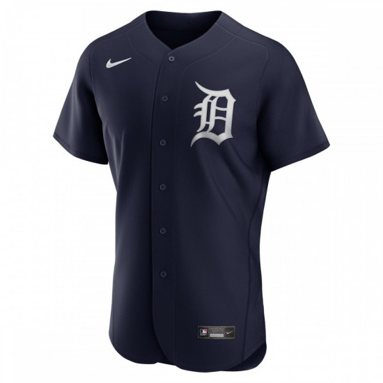 Detroit Tigers Nike Alternate Logo Authentic Team Jersey - Navy