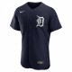 Detroit Tigers Nike Alternate Logo Authentic Team Jersey - Navy