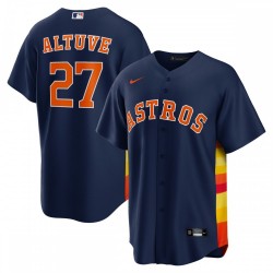 Jose Altuve Houston Astros Nike Alternate Replica Player Name Jersey - Navy