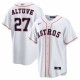 Jose Altuve Houston Astros Nike Home Replica Player Name Jersey - White