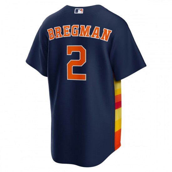 Alex Bregman Houston Astros Nike Alternate Replica Player Name Jersey - Navy