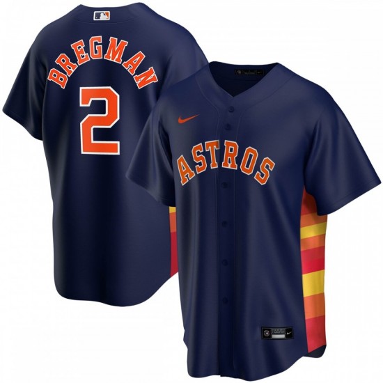 Alex Bregman Houston Astros Nike Youth Alternate Replica Player Jersey - Navy