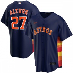 Jose Altuve Houston Astros Nike Youth Alternate Replica Player Jersey - Navy